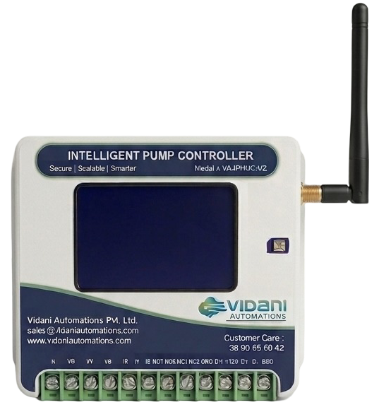 Pump Health Monitor & Controller with 2G - For Single phase motor starter