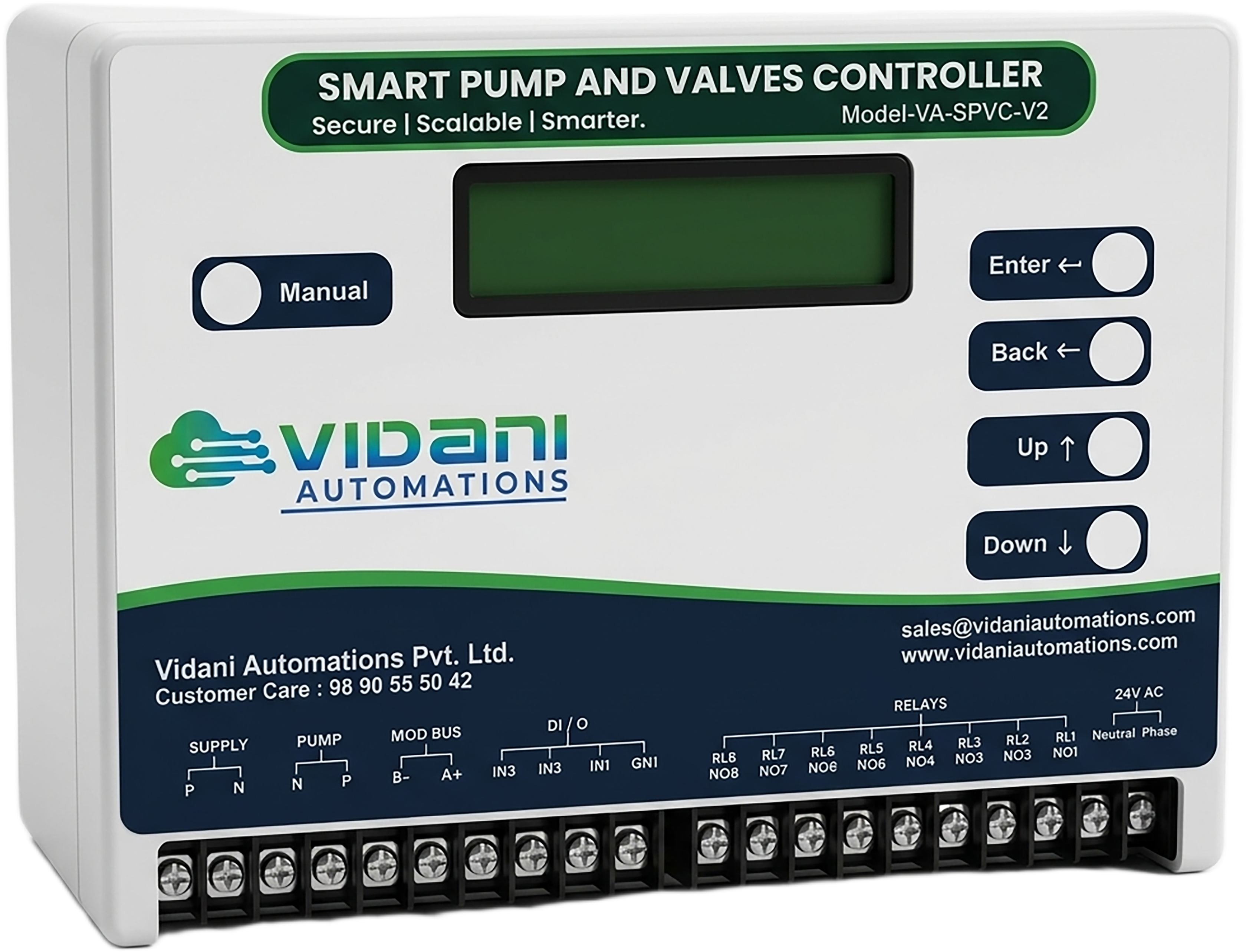 Smart Pump & Valves Controller 7-Channel
